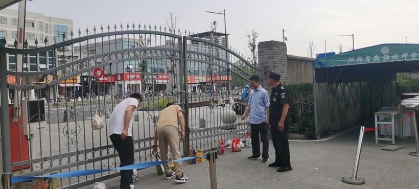 我院开展校园安防设施专项检查