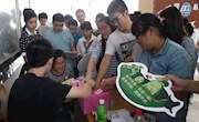 学院举办“迎中秋，庆国庆”猜谜活动