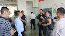 江苏省人社厅职业技能鉴定中心领导来我系调研指导
