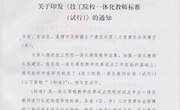 技工院校一体化教师标准（试行）