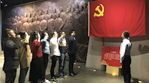 文化创意系党支部组织参观无锡革命陈列馆
