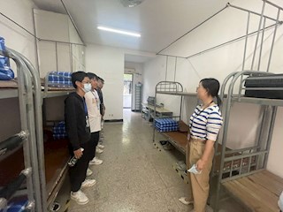 学生工作处组织开展全院宿舍内务安全达标检查活动