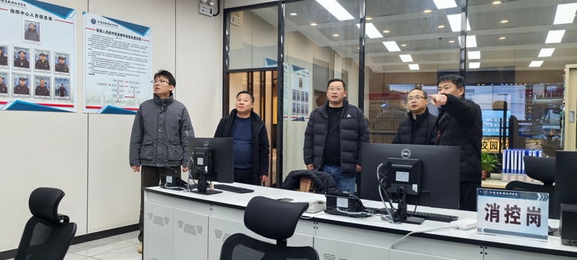 我院迎接人社局消防安全专项督导检查