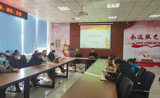 电气工程系党支部召开支部党员大会