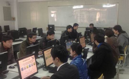 加工中心教研组集体学习一体化教学