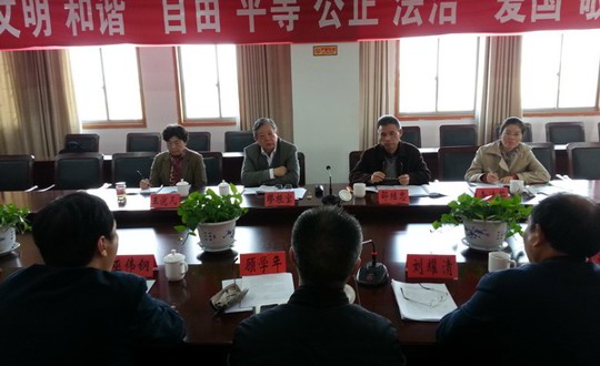 无锡市关工委缪根宝主任等一行来学院调研