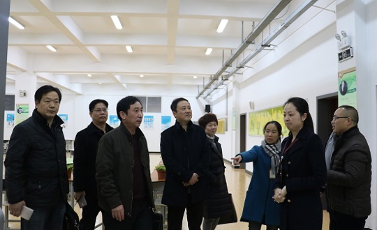 我院接受无锡市心理健康教育特色学校创建评审