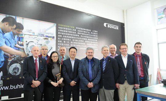 瑞士职业学校校长代表团来院交流学习