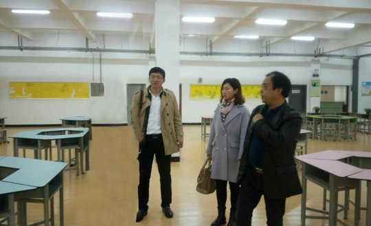 青岛市技师学院来我院调研