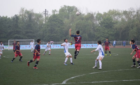 2017无锡市青少年校园足球冠军赛职教组比赛在我院开幕