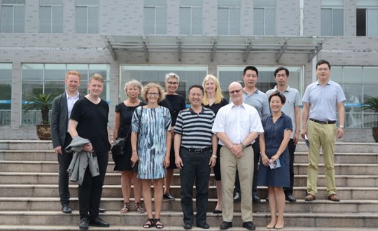 丹麦拜瑟克伦市代表团来我院访问