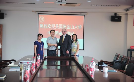 美国旧金山大学代表来我院访问