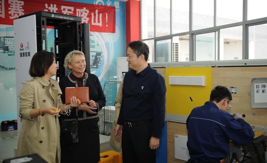 丹麦拜瑟克伦市教育代表团代表来我院进行教学合作交流