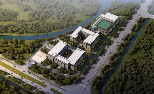 我院产教融合智能制造实训基地1#、2#楼顺利封顶