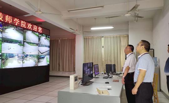 假期校园大检查 安全之弦不松懈