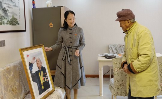 学院开展慰问无锡“最美老兵”活动