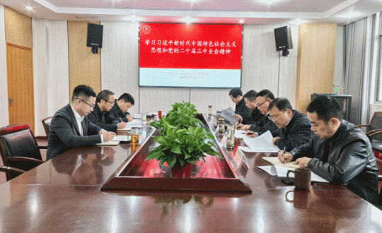 学院召开11月份党委理论学习中心组学习会