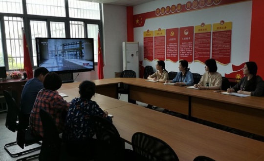 现代服务系党支部开展崇德倡廉主题党日活动